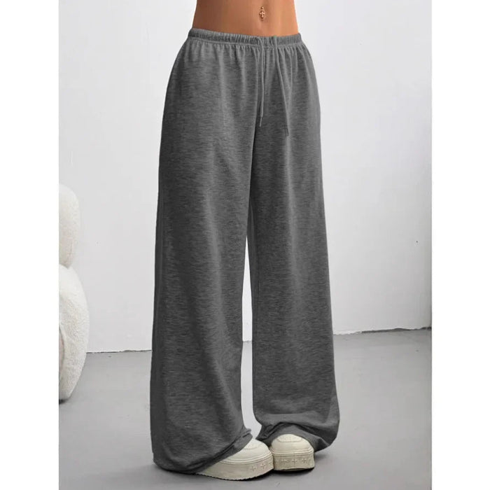 Viola Joggers – Women's Relaxed Wide - Leg Cotton Blend Joggers - Monsta Online