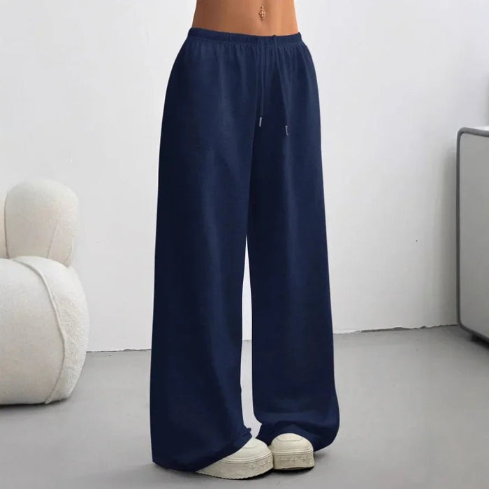 Viola Joggers – Women's Relaxed Wide - Leg Cotton Blend Joggers - Monsta Online
