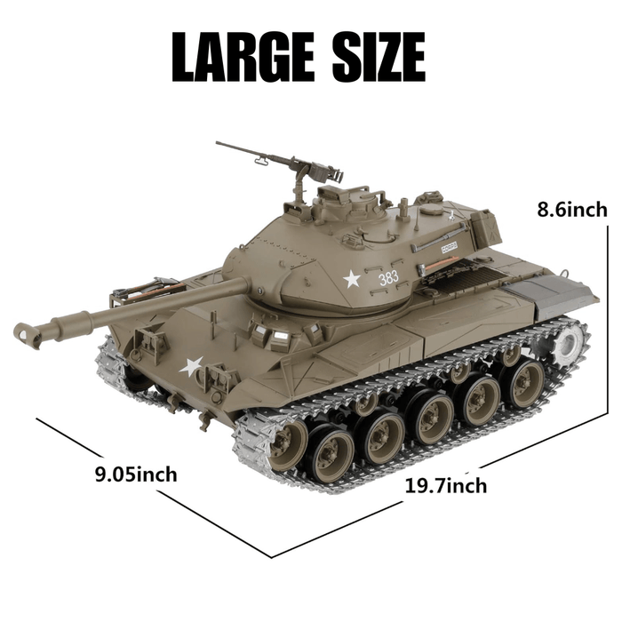 Professional 1:16 Scale Remote Control US Walker Bulldog Tank Metal Version for Teens and Adults - Monsta Online