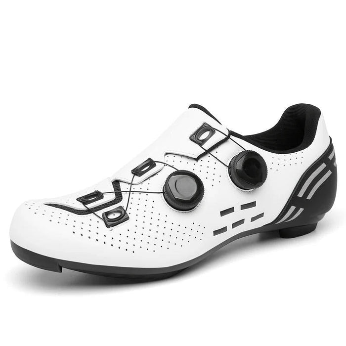 Men's Lightweight Cycling Shoes – Breathable Bike Footwear with Micro - Adjust Buckle - Monsta Online