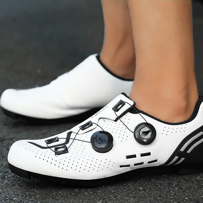 Men's Lightweight Cycling Shoes – Breathable Bike Footwear with Micro - Adjust Buckle - Monsta Online