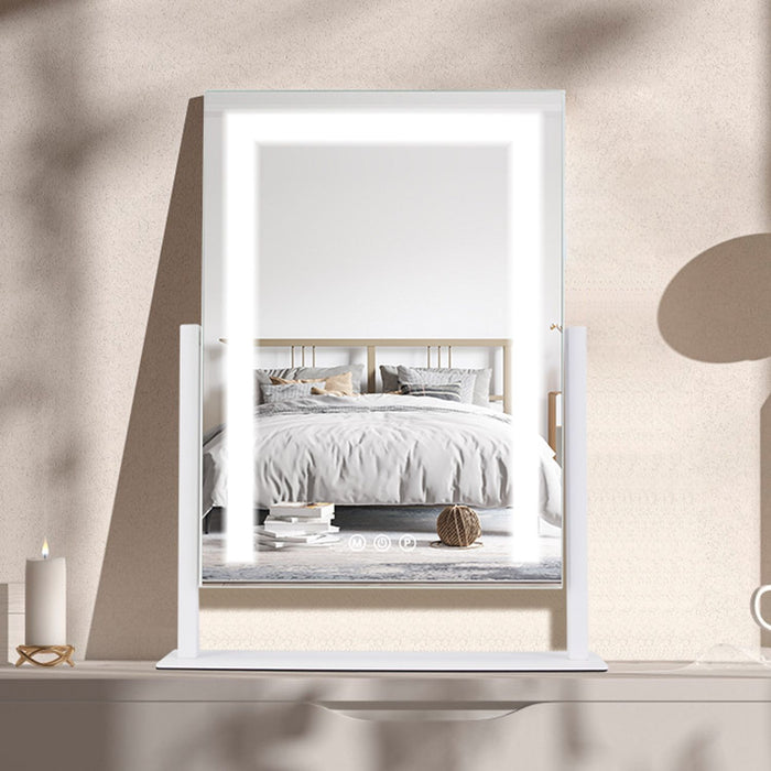 LED Makeup Vanity Mirror with Lights Dimmable Brightness and Rotation - Monsta Online