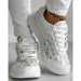 Women's Chic Daily Wear Shoes – Lace - Up Closed Toe, All - Day Comfort - Monsta Online