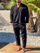 Zaine Cotton Two - Piece Set – Men's Relaxed Shirt & Trousers Summer Co - Ord Set - Monsta Online