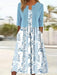 Women's Two - Piece Floral Dress Set – Crop Top & Round Neck Dress for Every Occasion - Monsta Online