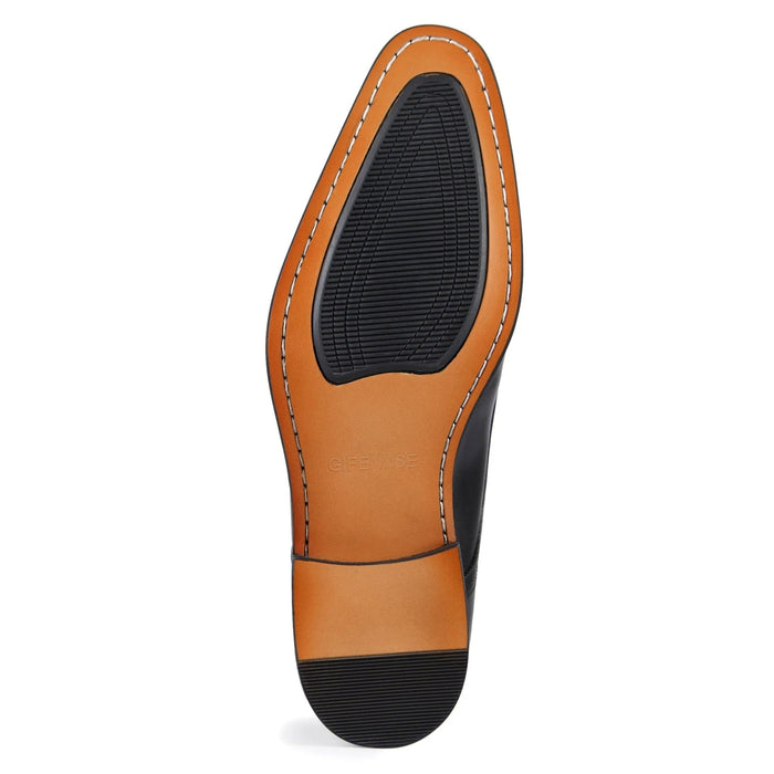Rowan Penny Loafers – Men's Classic Leather & Suede Slip - On Dress Shoes - Monsta Online