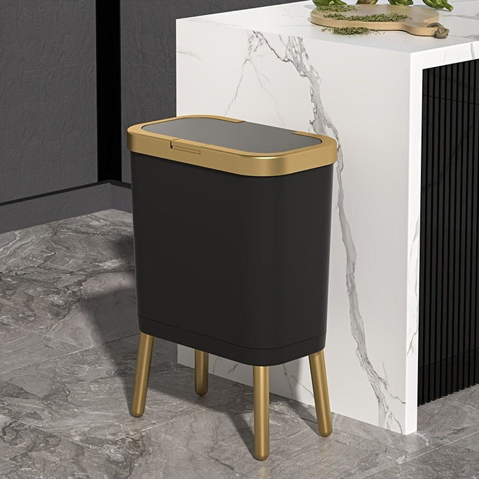 15L Odour - Sealing Trash Can with Elevated Legs – Stylish Flip - Top Waste Bin for Kitchen & Bathroom - Monsta Online