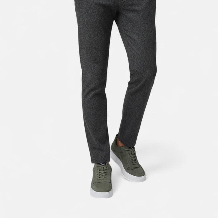 Men's Lace - Up Sneakers – Stylish Faux Leather Casual Shoes for All - Day Comfort - Monsta Online
