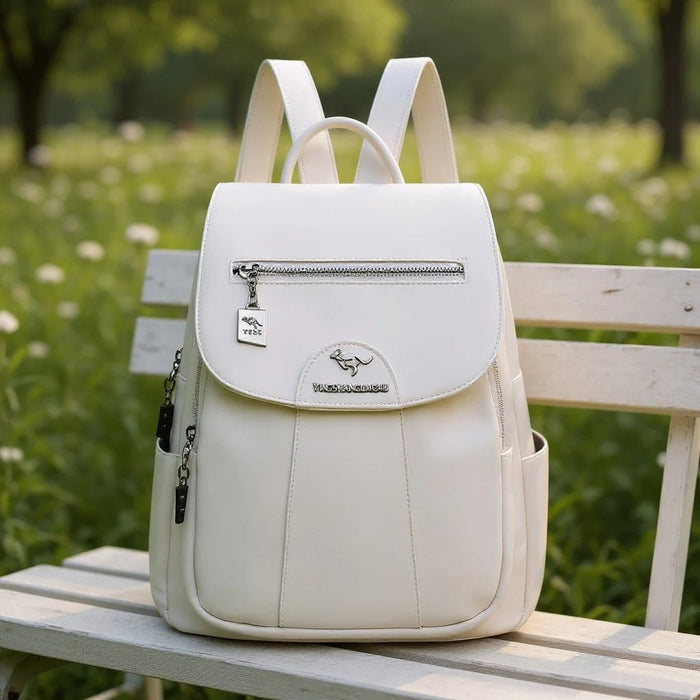 Women's Large Leather Backpack – Anti - Theft, Spacious & Stylish Travel & Everyday Bag - Monsta Online