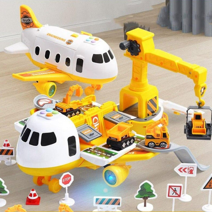 Kids Adventure Airplane & Vehicle Toy Set – Non - Toxic, Durable & Educational for Ages 3+ - Monsta Online