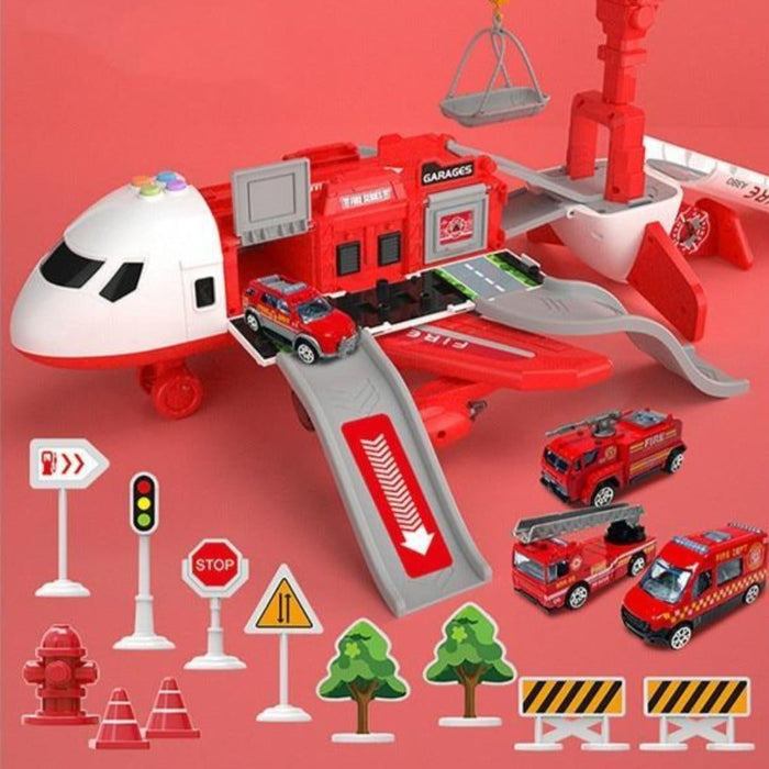 Kids Adventure Airplane & Vehicle Toy Set – Non - Toxic, Durable & Educational for Ages 3+ - Monsta Online