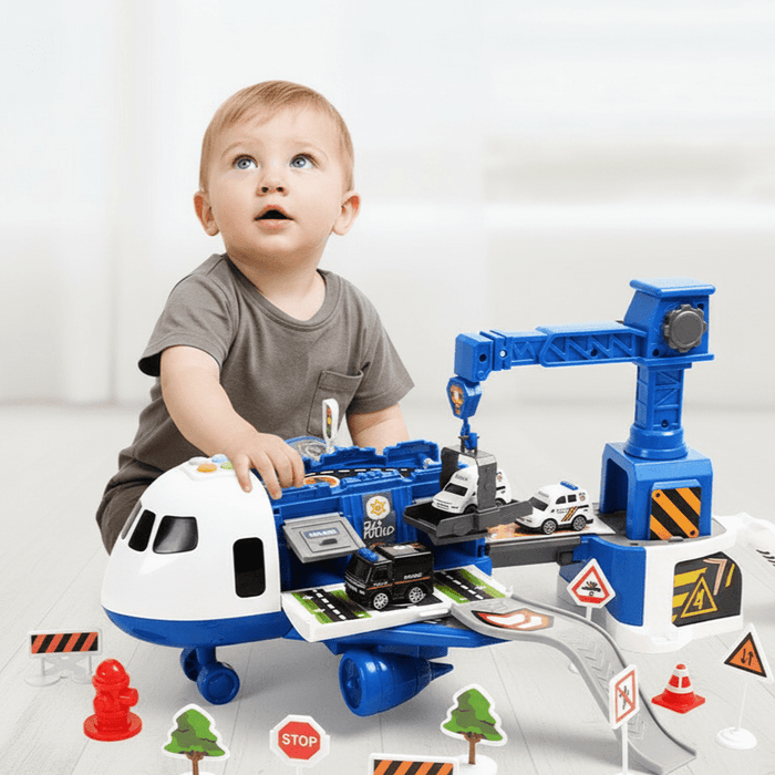 Kids Adventure Airplane & Vehicle Toy Set – Non - Toxic, Durable & Educational for Ages 3+ - Monsta Online