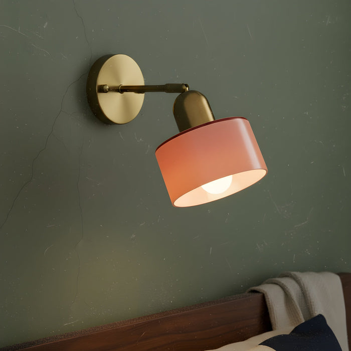 Bauhaus Colored Glass Wall Light – Modern Minimalist LED Sconce - Monsta Online