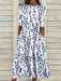 Harlow A - Line Midi Dress – Women's Elegant Flowy Midi Dress - Monsta Online