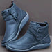 Galaris Orthopedic Mid - Top Boots – Women's Buckle Strap Leather Support Boots - Monsta Online