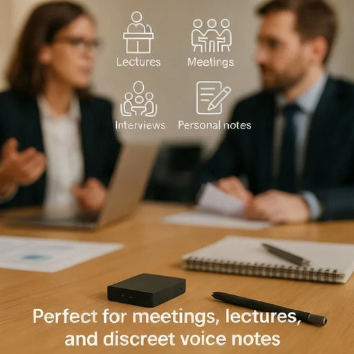 Compact Mini Voice Recorder – Discreet Voice - Activated Audio Capture with 50Hr Battery - Monsta Online