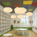 Cloud Pendant Light – Sculptural Fiber Cotton LED Ceiling Fixture for Dining Room & Bar - Monsta Online
