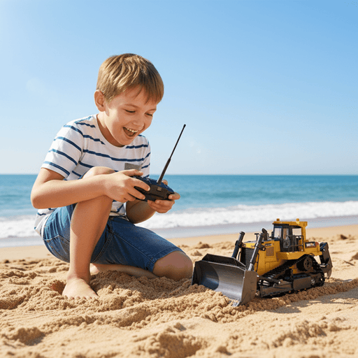 1:16 RC Bulldozer Remote Control 2.4GHz Full - Function Toy Bulldozer with Dual Batteries - Monsta Online