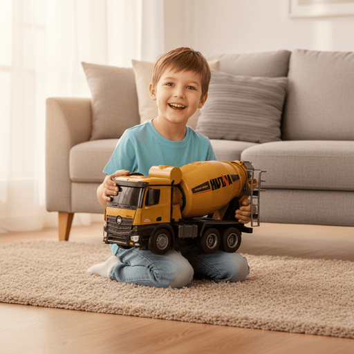 1:14 Scale Premium Alloy Remote Control Concrete Mixer Truck - Premium RC ConstructionToy for Kids - Monsta Online