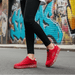 Women's Lace - Up Canvas Sneakers – Breathable Graffiti Design for Trendy Casual Style - Monsta Online
