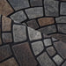 Half - Circle Mosaic Door Mat – Non - Slip Indoor & Outdoor Entryway Mat with Cobblestone Design - Monsta Online