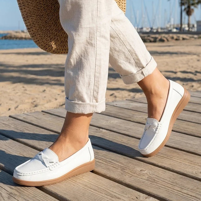 Women's Slip - On Walking Loafers – Wide Toe Box, Arch Support & Non - Slip Sole - Monsta Online
