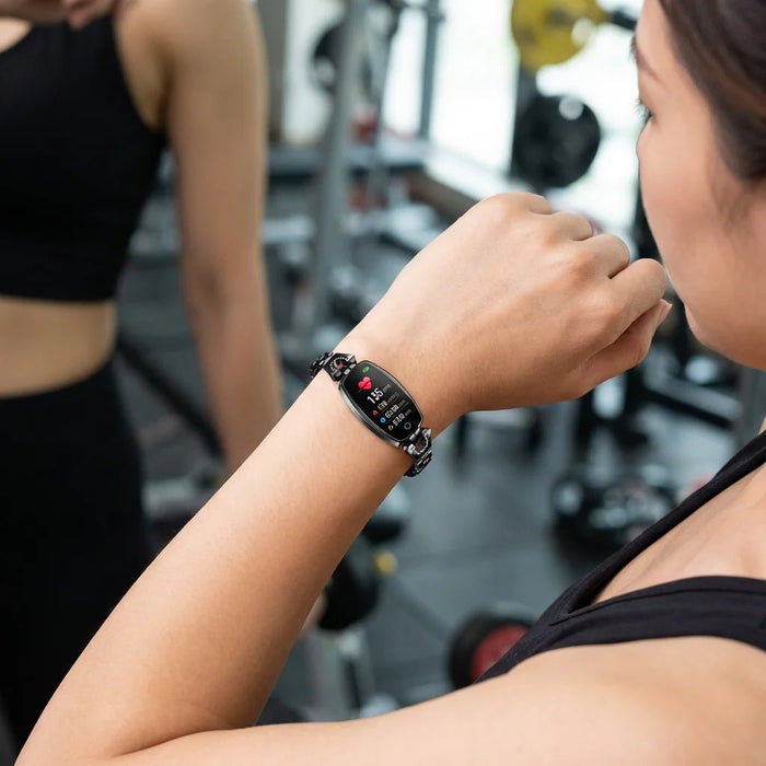 Women's Smart Fitness Tracker Bracelet – Heart Rate, Blood Oxygen & Sleep Monitor - Monsta Online