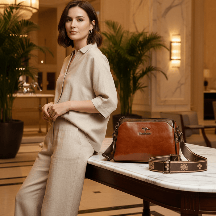 Women's Elegant Shoulder Bag – Adjustable Strap, Multiple Compartments & Timeless Style - Monsta Online