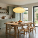 Italian Silk Pendant Light – Luxury Fabric Shade LED Fixture - Monsta Online