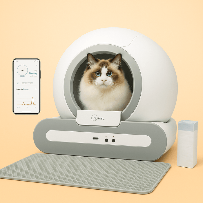 Automatic Self - Cleaning Cat Litter Box – App - Controlled, Odor - Free, Hands - Free for 15 Days - Monsta Online