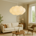 Cloud Pendant Light – Sculptural Fiber Cotton LED Ceiling Fixture for Dining Room & Bar - Monsta Online