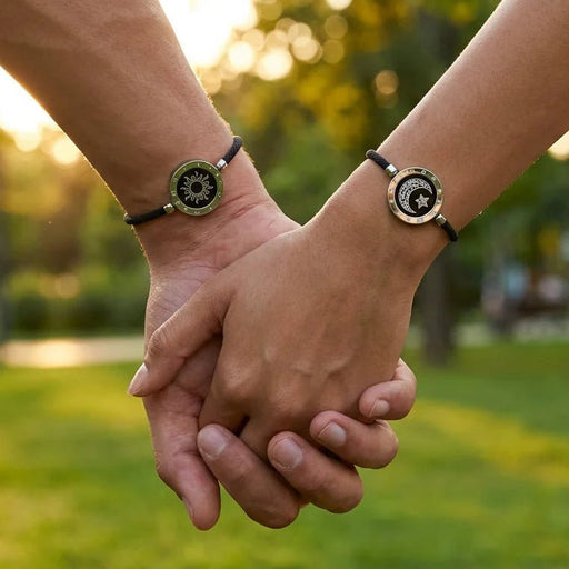 Couples Bracelets – Matching Love & Connection Symbol Jewelry Set for Him and Her - Monsta Online