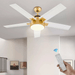 Modern 52" Ceiling Fan with Adjustable LED Lighting and Remote Control - Monsta Online