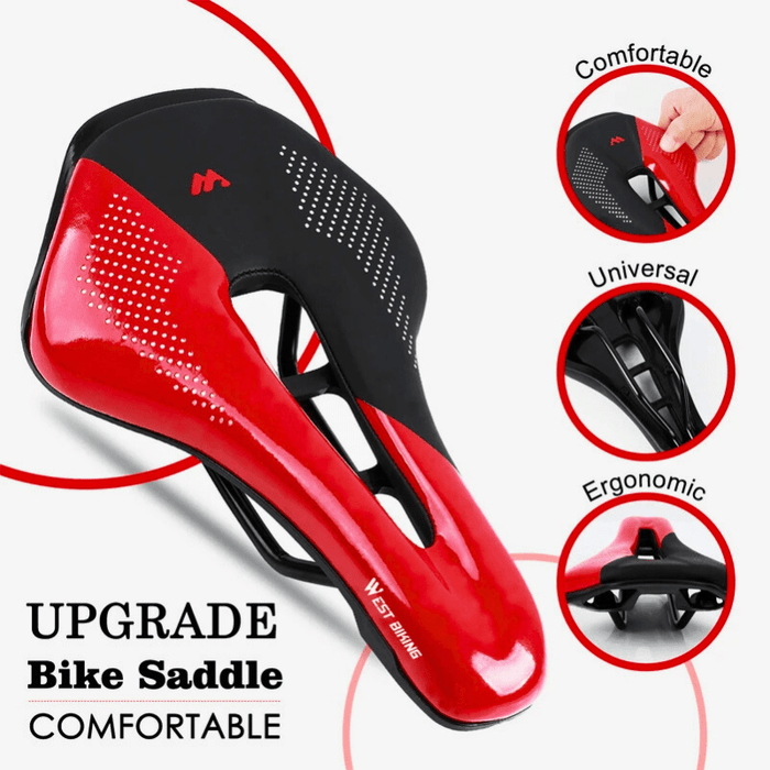 Pain - Free Ergonomic Gel Bike Seat Cushion – Breathable and Comfortable Bicycle Saddle - Monsta Online