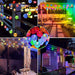 Crystal Ball Christmas Solar String Lights 4 - Color 8 Modes Waterproof Outdoor Balcony Garden - Monsta Online