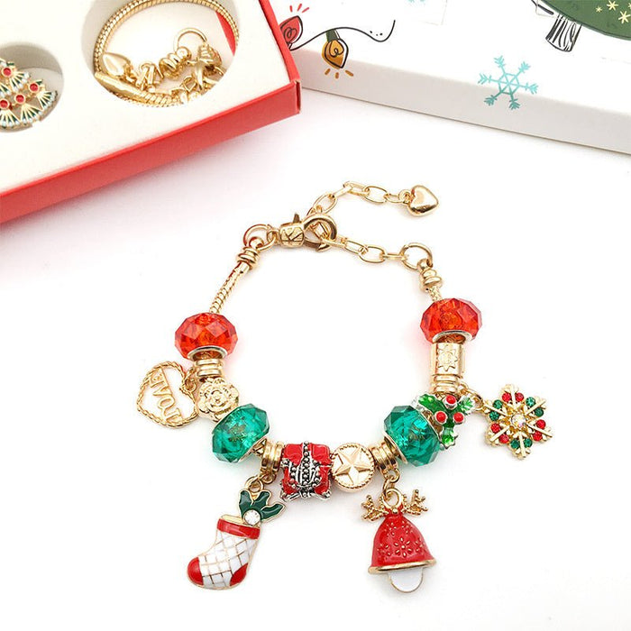 Christmas Advent Calendar Jewelry Making Bracelet Gift Box for Kids - Monsta Online