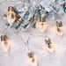2M Snow Globe Christmas Tree String Lights 10 LED Warm Glow - Monsta Online