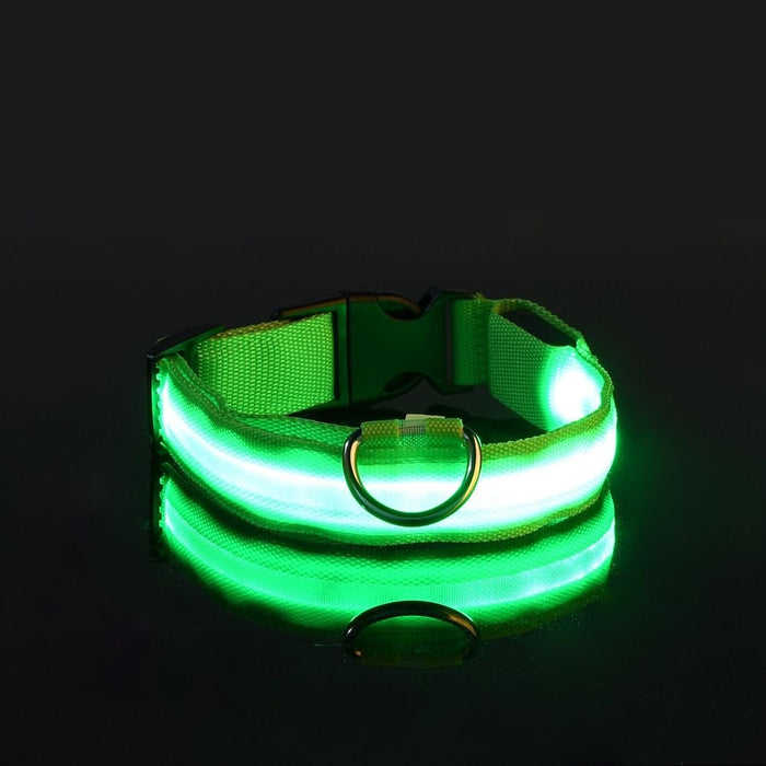 Waterproof LED Dog Collar USB Rechargeable Night Safety Pet Collar - Monsta Online