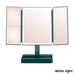 Foldable LED Makeup Mirror with LED Lights and Rechargeable Battery - Monsta Online