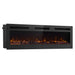 72 inch Modern Electric Fireplace Insert for Wall or Recessed Use with Remote - Monsta Online