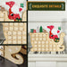 Christmas Wooden Advent Calendar with Santa Sleigh and 24 Surprise Drawers - Monsta Online