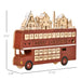 Light - Up Wooden Christmas Advent Calendar Bus with Daily Surprises - Monsta Online