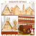 Light - Up Wooden Christmas Advent Calendar Bus with Daily Surprises - Monsta Online