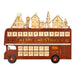 Light - Up Wooden Christmas Advent Calendar Bus with Daily Surprises - Monsta Online