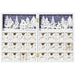 Christmas Countdown Calendar Wooden Book with 24 Fillable Drawers Holiday Décor - Monsta Online