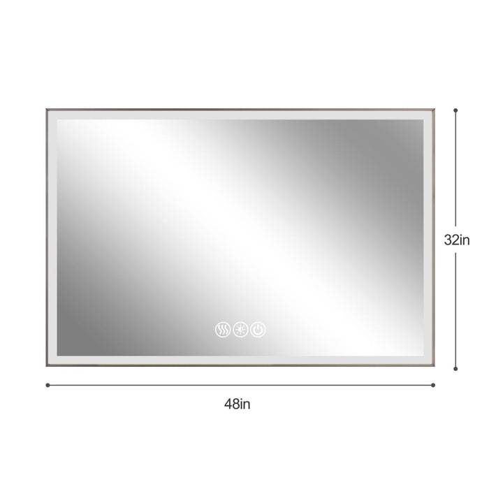 4ft LED Bathroom Vanity Mirror with Anti - Fog and 3 Light Modes - Monsta Online