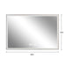 4ft LED Bathroom Vanity Mirror with Anti - Fog and 3 Light Modes - Monsta Online