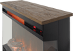 24" Modern Electric Fireplace Three - Sided Glass with Remote and Adjustable Flame - Monsta Online