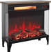 24" Modern Electric Fireplace Three - Sided Glass with Remote and Adjustable Flame - Monsta Online