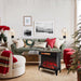 24" Modern Electric Fireplace Three - Sided Glass with Remote and Adjustable Flame - Monsta Online